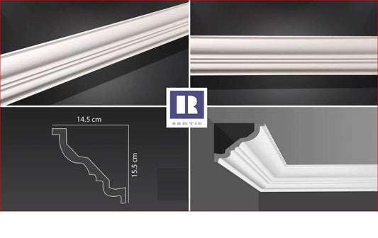 RAMTIK Cornices Code R055  Size 15.5 C M x 14.5 C M